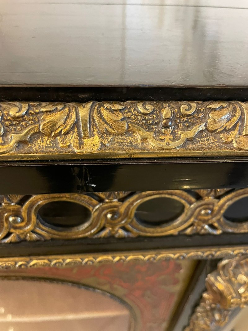 Antique French Boulle Display Cabinet